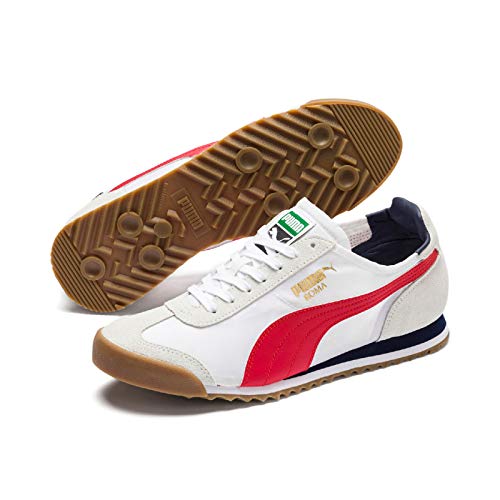 正規品★PUMA★ROMA OG NYLON スニーカー 男女兼用 送料間税込 PUMA Roma OG Nylon, Men's Low-Top Sneakers, Puma White High Risk